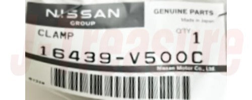 NISSAN SKYLINE GT-R R33 R34 Genuine Crankcase Blowby Gas Hose A & Clamp(x2) Set