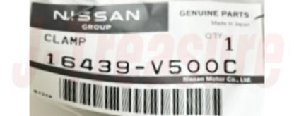 NISSAN SKYLINE GT-R R33 R34 Genuine Crankcase Blowby Gas Hose A & Clamp(x2) Set