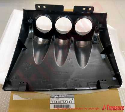 NISSAN SKYLINE ER34 Genuine Finisher Instrument Triple Meter 68410-AA010 OEM