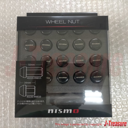 NISMO Wheel Nut Set Standard Type 7 Square Lug Nuts 34mm 20 pcs. 40220-RN810 GTR