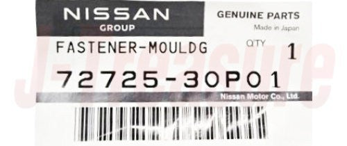 NISSAN 300ZX Z32 '90-96 Genuine Windshield Moulding Upper Center & Fastener Set