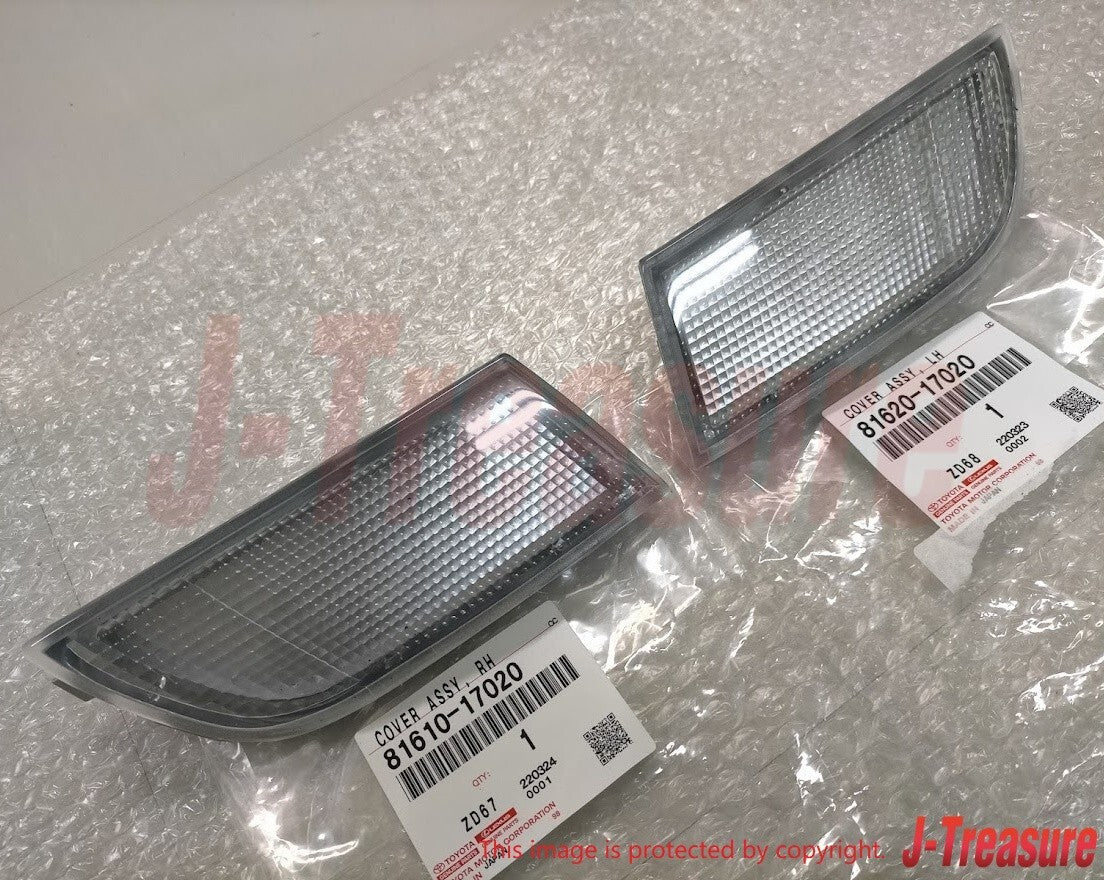 TOYOTA MR2 SW20 SW20L Genuine Front Clearance Lamp Right & Left Clear Lens OEM