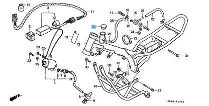 HONDA QR50 1985 1991 1994 97-98 Genuine Oil Cap Comp 55105-GF8-000 OEM