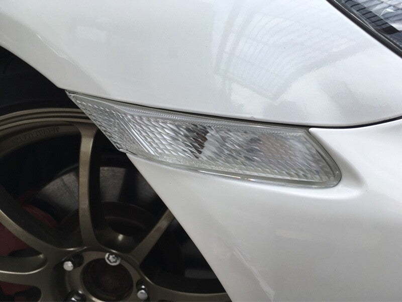 MAZDA RX-8 RX8 SE3P Genuine Clear Corner Side Marker Indicator Lights Set OEM