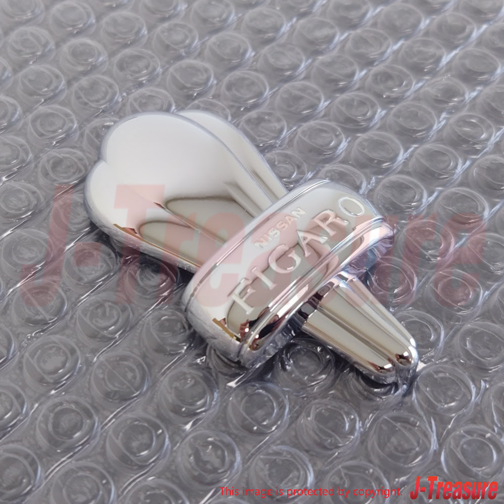 NISSAN FIGARO FK10 1991-1992 Genuine Front Hood Ornament Emblem 62890-37B00 OEM