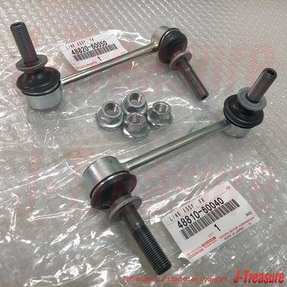 TOYOTA 4RUNNER FJ CRUISER PRADO GX470 Genuine Front Stabilizer Link Nut Set OEM