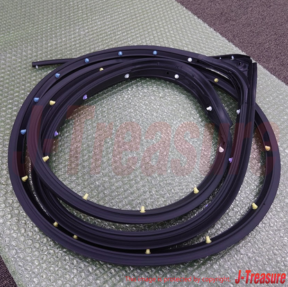 MITSUBISHI LANCER EVO 10 08-15 Genuine RR Door Opening Otr Weatherstrip LH OEM