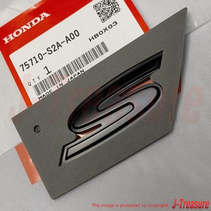 HONDA S2000 AP2 2008-2009 Genuine Fender Side Black Emblem Badge RH & LH Set OEM