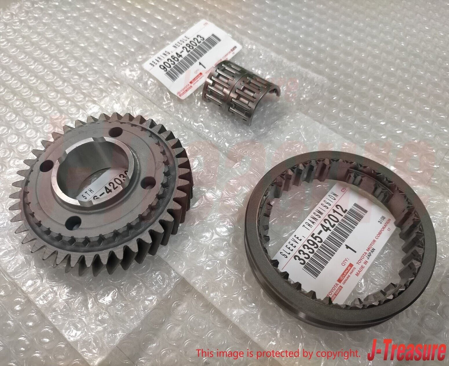 TOYOTA RAV4 ACA2# 01-05 Genuine Manual 5th Gear & Hub Sleeve & Bearing Set OEM