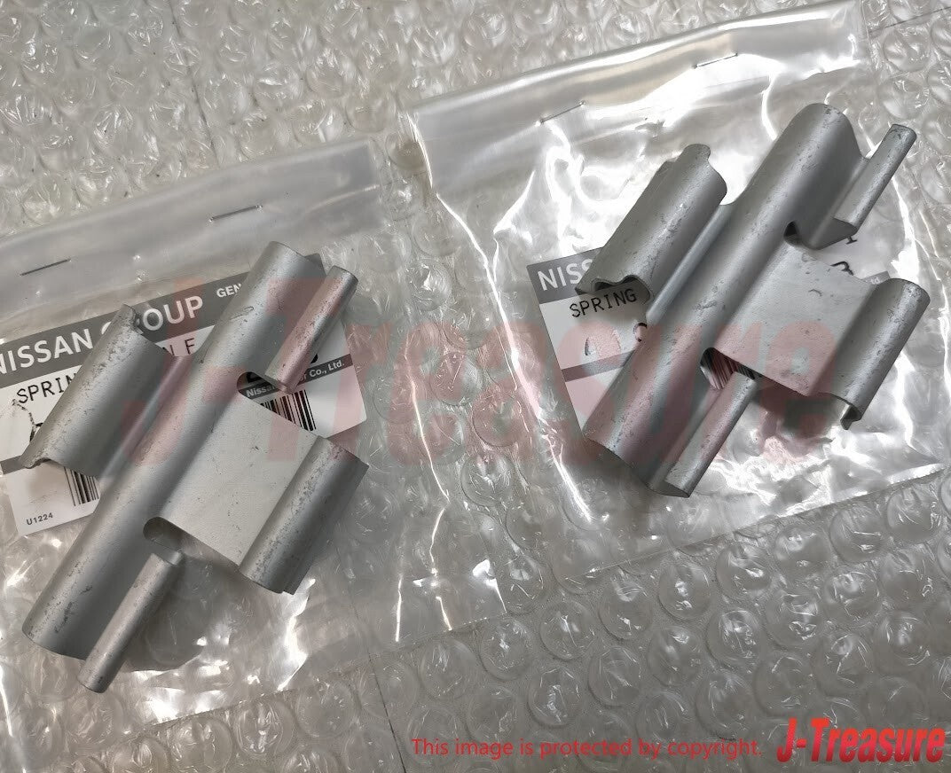 NISSAN GT-R R35 2009-2024 Genuine Front Brake Pad Return Springs 2pcs Set OEM