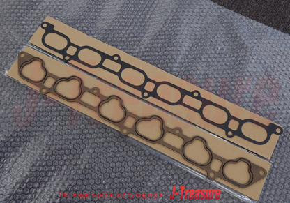 TOYOTA 1JZ-GTE Genuine VVTi  Intake Manifold Gasket To Head No1 & No2 Set OEM