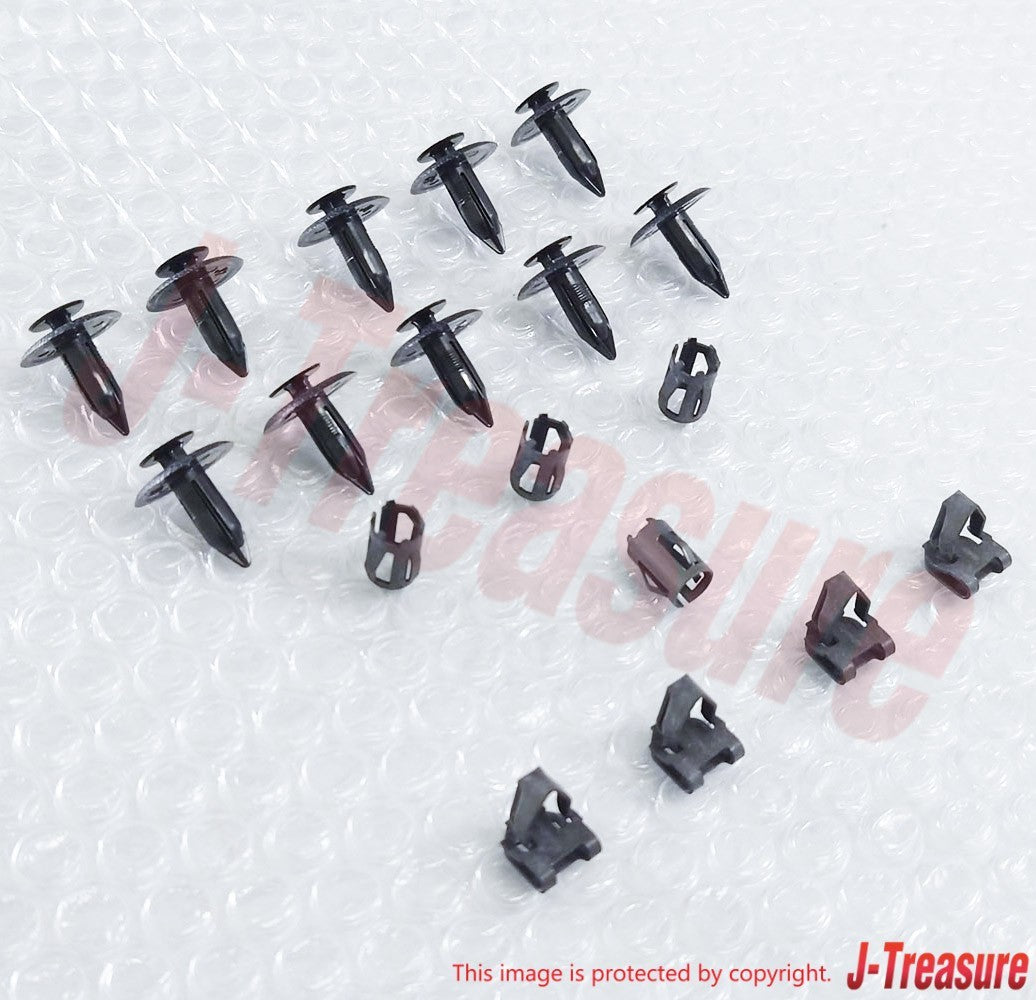 MAZDA RX-7 FD3S Genuine Rear Trunk Trim Fastener & Clip Set OEM
