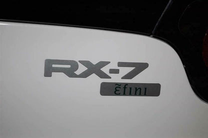 MAZDA RX-7 RX7 FD3S Genuine Efini Silver Rear Emblem Badge F100-51-711C OEM