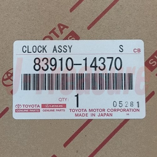 TOYOTA SUPRA JZA80 MK4 Genuine Analog Clock Assembly 83910-14370 JDM 93-02 OEM