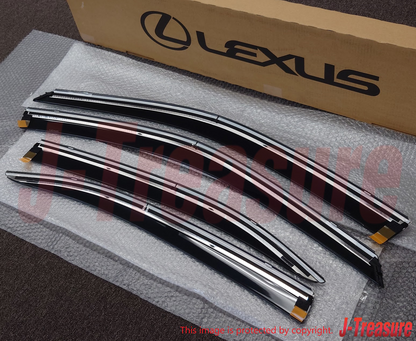 LEXUS IS250 IS300h IS350 GSE20 13-18 Genuine Front & Rear Exterior Visor Set OEM