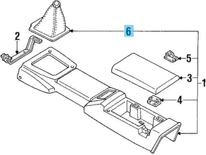 MAZDA MX-5 MIATA 1990-1997 NA6CE NA8C Genuine M/T Shift Boot NA01-64-33100 OEM