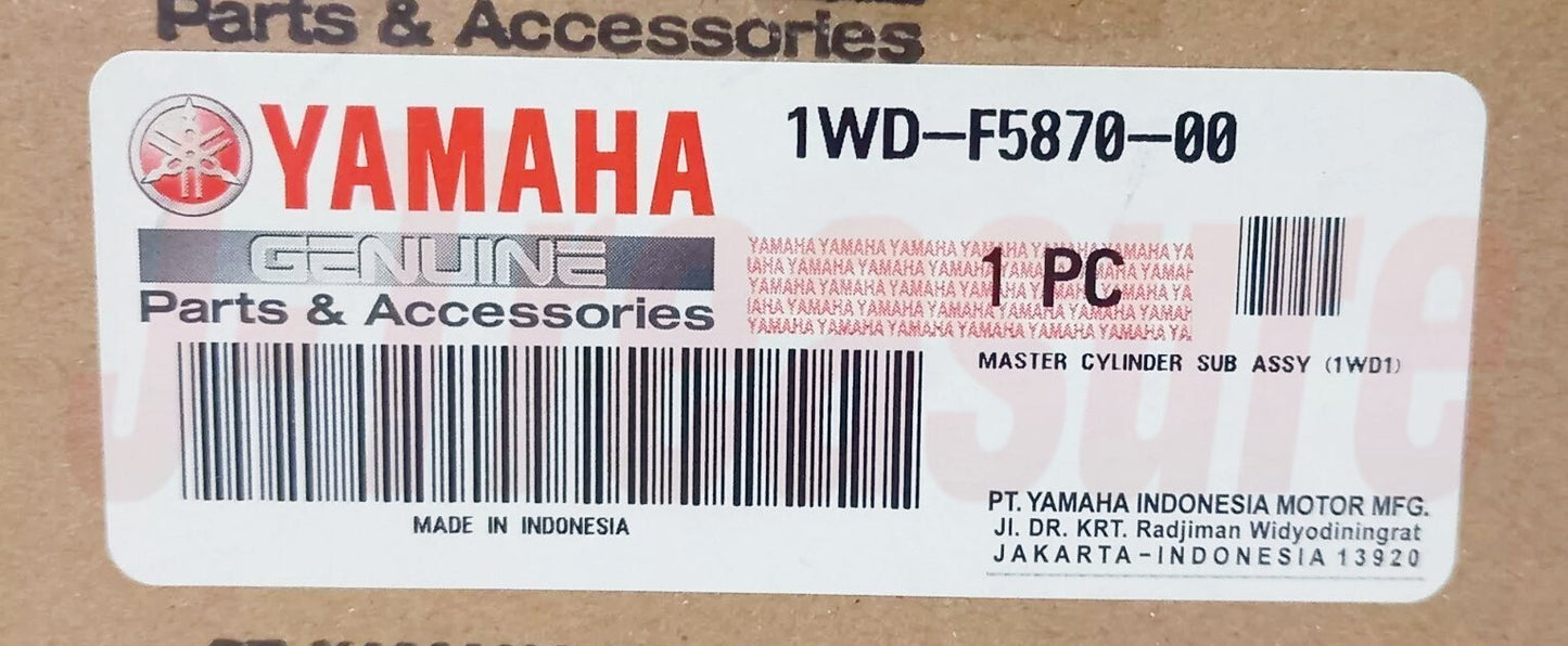 YAMAHA YZF-R3 15-24 Genuine Front Brake Master Cylinder Sub Assy 1WD-F5870-00