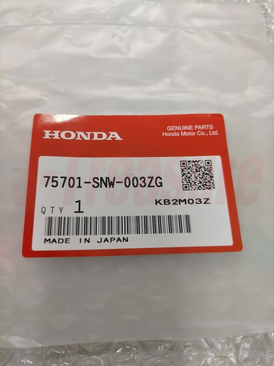 HONDA CIVIC TYPE-R FD2 07-11 Genuine Front & Rear Black Base Red Emblem Set OEM