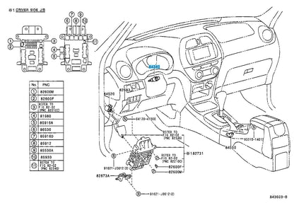 TOYOTA RAV4 ACA2# 1996-2004 Genuine Stop Lamp Switch Assy 84340-42010 OEM