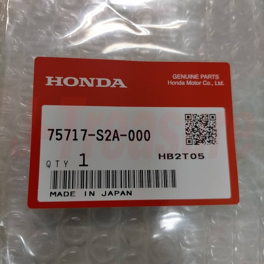 HONDA S2000 S2K AP2 Genuine Rear Trunk "TYPE-S" Emblem Black 75717-S2A-000 OEM