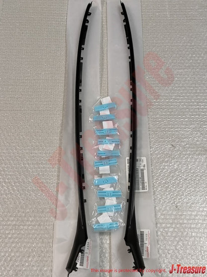 LEXUS IS250 IS350 06-14 Genuine Front Windshield Moulding RH & LH & Clip Set OEM