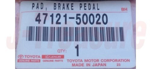 TOYOTA HIGHLANDER ACU20 ACV40 2001-2013 Genuine Brake Pedal Pad 47121-50020 OEM