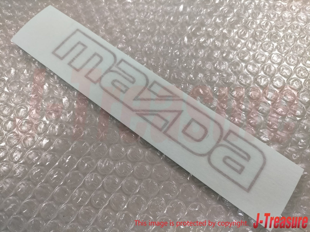 MAZDA MX-5 MIATA NA Genuine Fr/Ornament Decal Light Gray "MAZDA" NA04-51-711 14