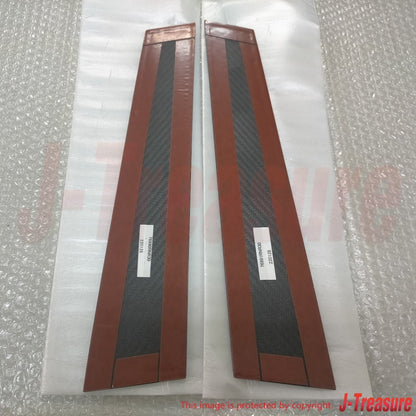 NISMO NISSAN SKYLINE GT-R BCNR33 GTS 2D ER33 Genuine Carbon Pillar Door Garnish