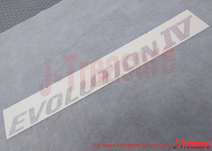 MITSUBISHI LANCER EVOLUTION 4 CN9A Genuine Rear Side "EVOLUTION IV" Decal OEM
