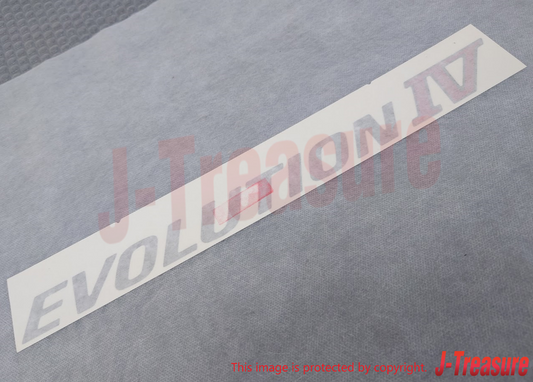 MITSUBISHI LANCER EVOLUTION 4 CN9A Genuine Rear Side "EVOLUTION IV" Decal OEM