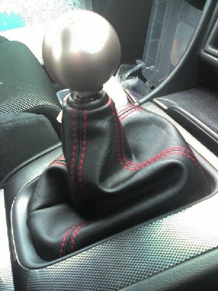 HONDA CIVIC TYPE-R EK9 96-00 Genuine Red Stitch Shift Boot 83414-S04-Z50ZA OEM