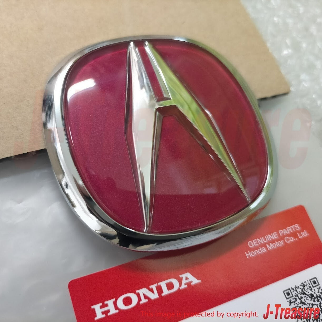 HONDA ACURA INTEGRA TYPE-R DC2 97-01 Genuine "A" Emblem Red Front & Rear Set OEM