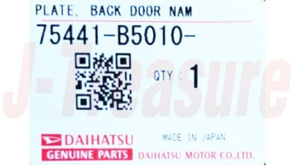 TOYOTA PIXIS TRUCK S201U S211U S500U S510U Genuine Genuine Mark 75441-B5010 OEM