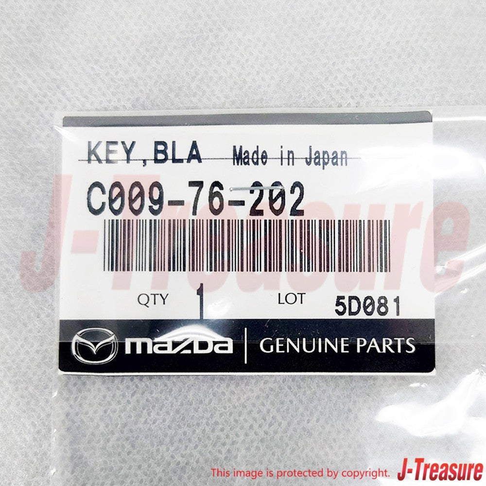 MAZDA ROADSTER MX-5 MIATA NA8C Genuine Secondary Blank Key C009-76-202 OEM