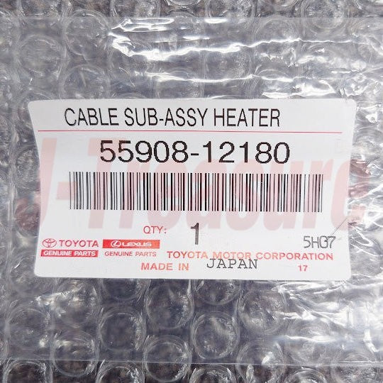 TOYOTA COROLLA AE86 84-85 Genuine Air Conditioning Control Cable 4piece set RHD