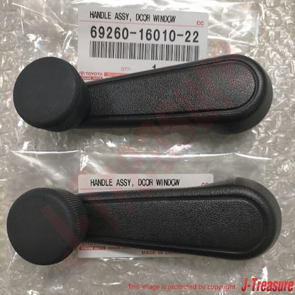 TOYOTA LAND CRUISER FJ40 BJ40 75-84 Genuine Window Regulator Crank Handle x2 Set