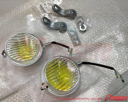 TOYOTA LAND CRUISER 40 Series Genuine Fog Lamp & Bracket Right & Left Set OEM