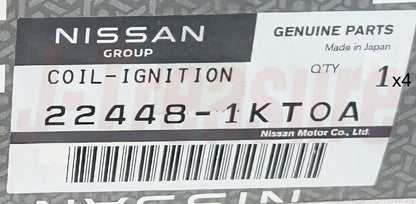 NISSAN ROGUE S35 '10-19 Genuine Engine Ignition Coil 22448-1KT0A x4 Set OEM