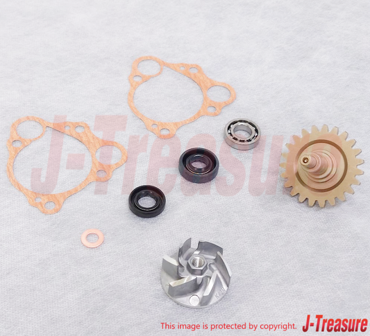 HONDA CR125R 97-04 Genuine W/P Gear & Impeller & Bearing & Seal & Gasket(x2) Set