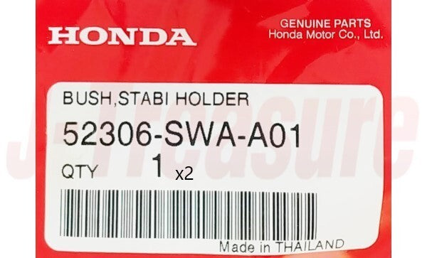 HONDA CR-V RE4 07-11Genuine Rear Stabilizer Holder Bush 52306-SWA-A01 x2 set OEM