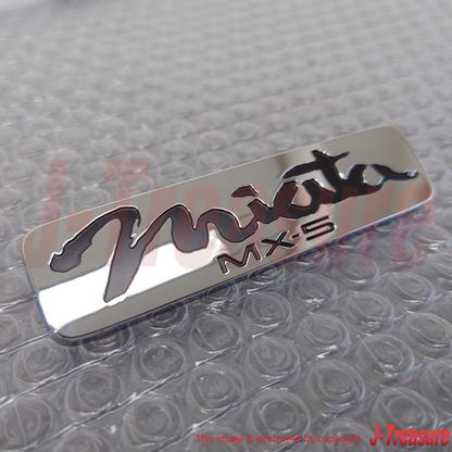 MAZDA MX-5 MIATA 99-05 Genuine Rear Emblem Black "MX-5 MIATA" NC10-51-721B OEM