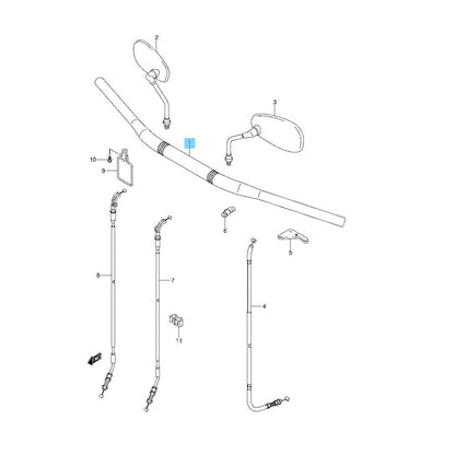 SUZUKI BOULEVARD VZR1800 M109R '06-20 Genuine Handlebar 56110-48G00 OEM