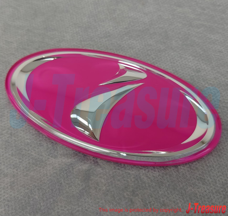 SUBARU IMPREZA WRX STi GDB GDC Genuine Pink " i " Front Grill Emblem Badge OEM