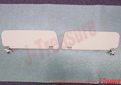 TOYOTA PICKUP TRUCK 1979-1983 Genuine Sunvisor Tan Beige Right & Left Set OEM