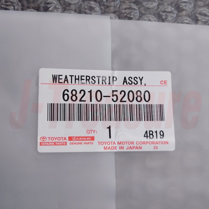 TOYOTA SCION xA NCP61 04-06 Genuine Fr/R Door Glass Outer Weatherstrip RH LH Set