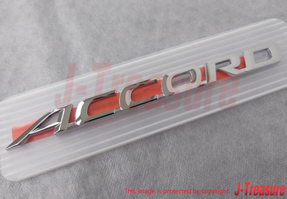 HONDA ACCORD CL7 CL8 CL9 Genuine Rear "ACCORD" Emblem Budge 75722-SEA-003 OEM