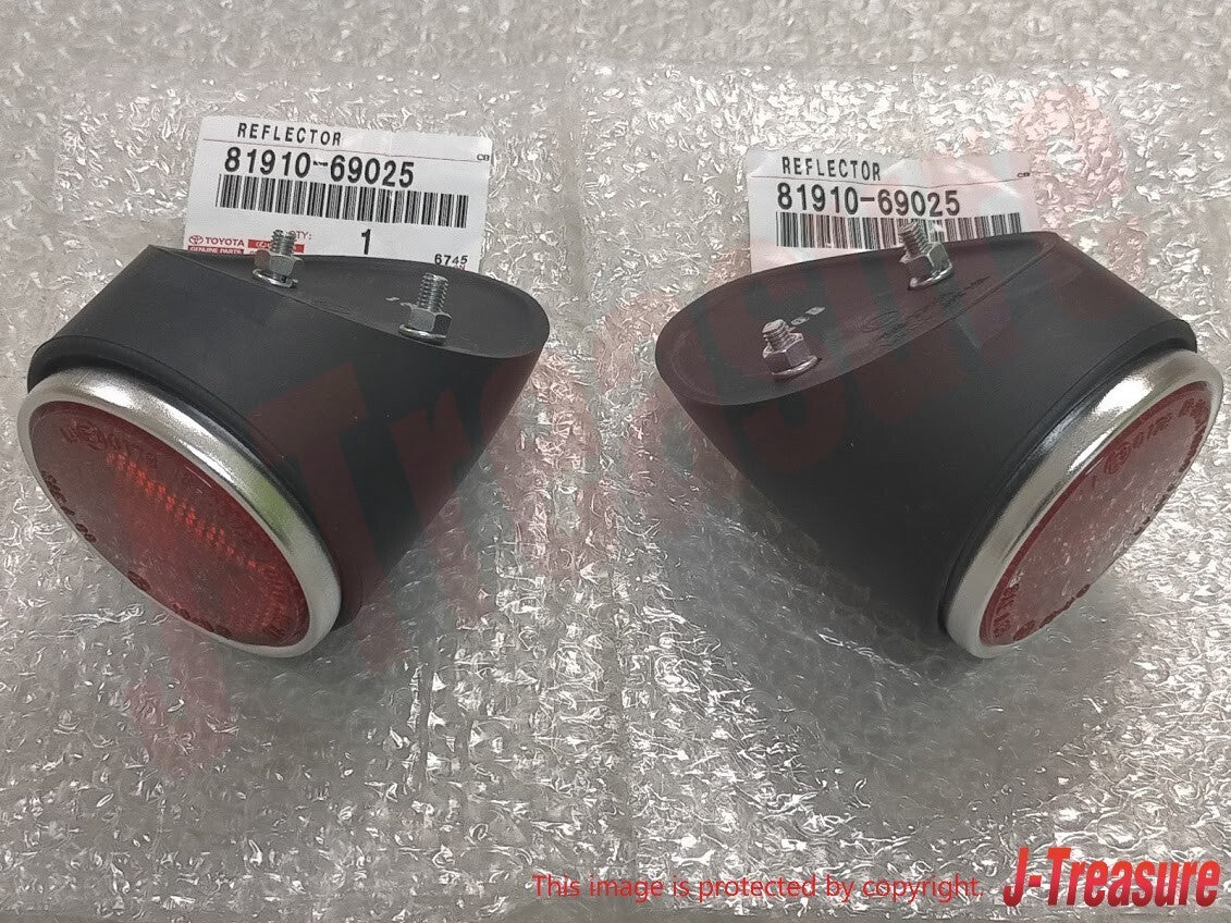 TOYOTA LAND CRUISER FJ40 BJ40 Genuine Rear Red Lens Body Reflector 2pcs Set OEM