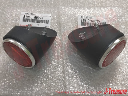 TOYOTA LAND CRUISER FJ40 BJ40 Genuine Rear Red Lens Body Reflector 2pcs Set OEM