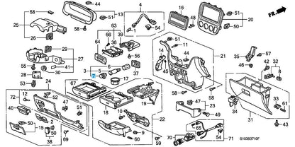 HONDA S2000 AP1 AP2 2004-2009 Genuine Power Outlet Socket Cap 39623-S10-A01 OEM