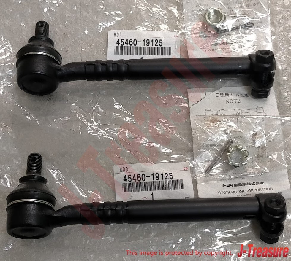 TOYOTA COROLLA LEVIN TRUENO AE86 Genuine Tie Rod End Right & Left Set OEM Parts